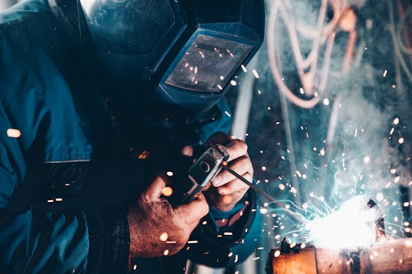 Handwerker beim Arbeiten